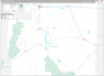 Torrance Wall Map Premium Style