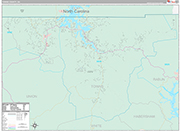 Towns Wall Map Premium Style