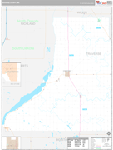 Traverse Wall Map Premium Style