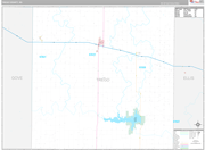 Trego Wall Map Premium Style