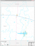 Trego Wall Map Premium Style