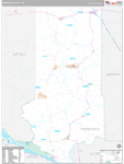 Trempealeau Wall Map Premium Style