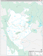 Trinity Wall Map Premium Style