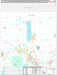 Trumbull Wall Map Premium Style