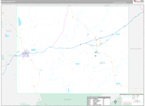 Uinta Wall Map Premium Style