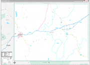 Uinta Wall Map Premium Style