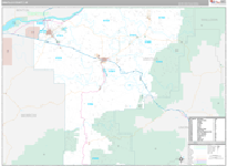 Umatilla Wall Map Premium Style