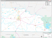 Union Wall Map Premium Style