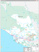 Ventura Wall Map Premium Style