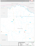 Wabaunsee Wall Map Premium Style