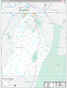 Walker Wall Map Premium Style