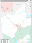 Walker Wall Map Premium Style