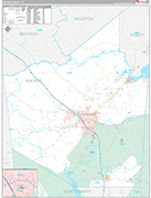 Walker Wall Map Premium Style