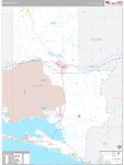 Walton Wall Map Premium Style