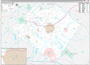 Walton Wall Map Premium Style