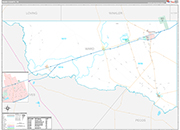 Ward Wall Map Premium Style