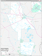 Ware Wall Map Premium Style