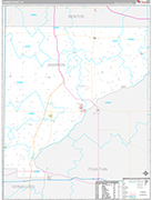 Warren Wall Map Premium Style