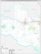 Warren Wall Map Premium Style