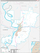 Warren Wall Map Premium Style