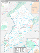 Warren Wall Map Premium Style