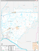 Warrick Wall Map Premium Style