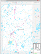 Washburn Wall Map Premium Style