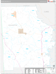 Washington Wall Map Premium Style