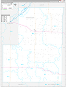 Washington Wall Map Premium Style