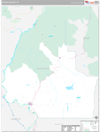 Washington Wall Map Premium Style