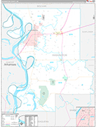Washington Wall Map Premium Style