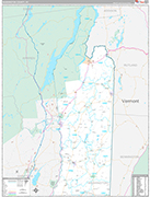 Washington Wall Map Premium Style