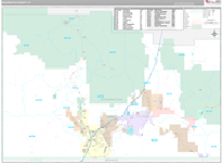 Washington Wall Map Premium Style