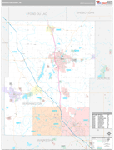 Washington Wall Map Premium Style