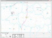 Washita Wall Map Premium Style