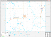 Watonwan Wall Map Premium Style