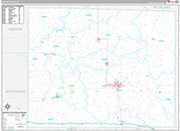 Wayne Wall Map Premium Style