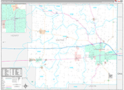 Wayne Wall Map Premium Style