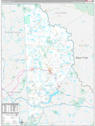 Wayne Wall Map Premium Style