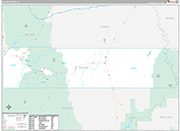 Wayne Wall Map Premium Style