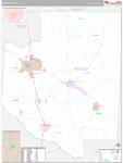 Weakley Wall Map Premium Style