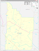 Webster Wall Map Premium Style