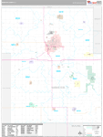 Webster Wall Map Premium Style