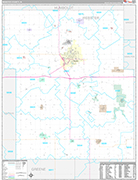 Webster Wall Map Premium Style
