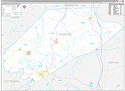 Webster Wall Map Premium Style