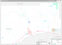 Webster Wall Map Premium Style