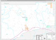 Webster Wall Map Premium Style