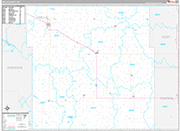 Wells Wall Map Premium Style
