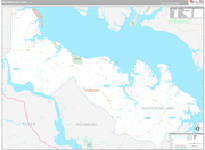 Westmoreland Wall Map Premium Style