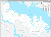 Westmoreland Wall Map Premium Style